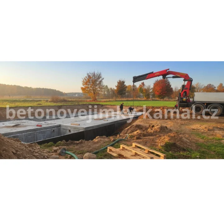Vícekomorova jímka 28m³ - spojeno vedle sebe 14m³+14m³ - Obrázek 4