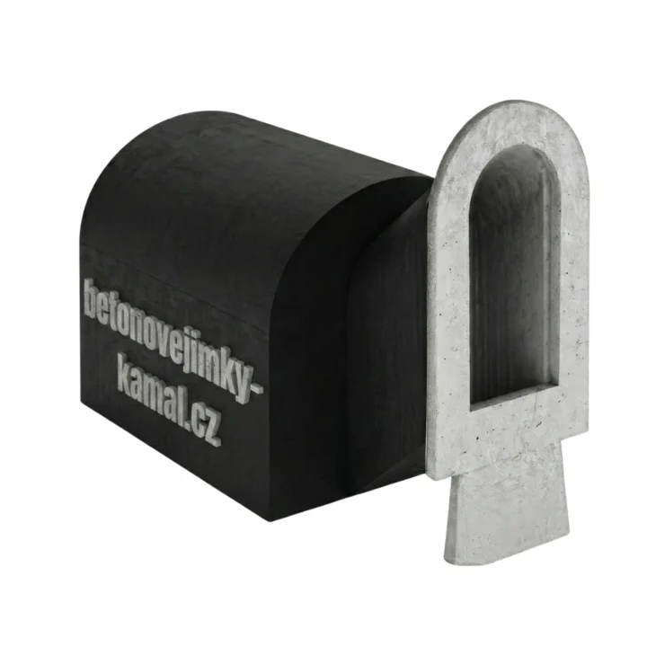 Betonová předsíň šikmá – prefabrikovaný vstup se schody do sklepa - Obrázek 2