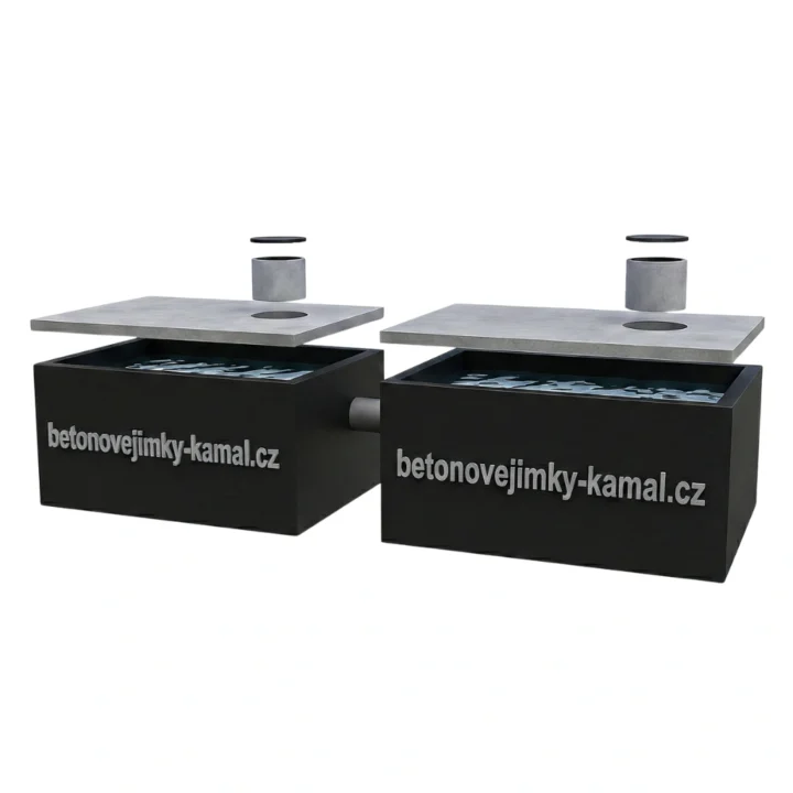 Vícekomorova jímka 28m³ - spojeno vedle sebe 14m³+14m³ - Obrázek 2