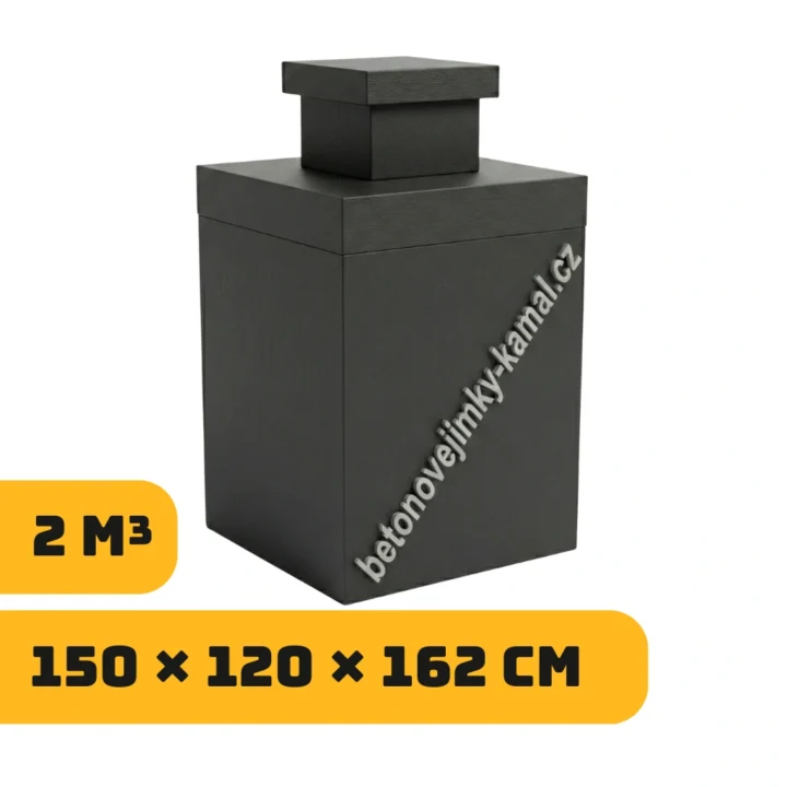 Vodoměrná šachta z betonu - 2m³