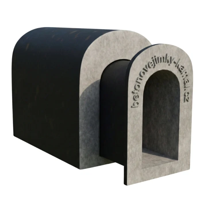 Betonová předsíň přímá – prefabrikovaný vstup do sklepa - Obrázek 2