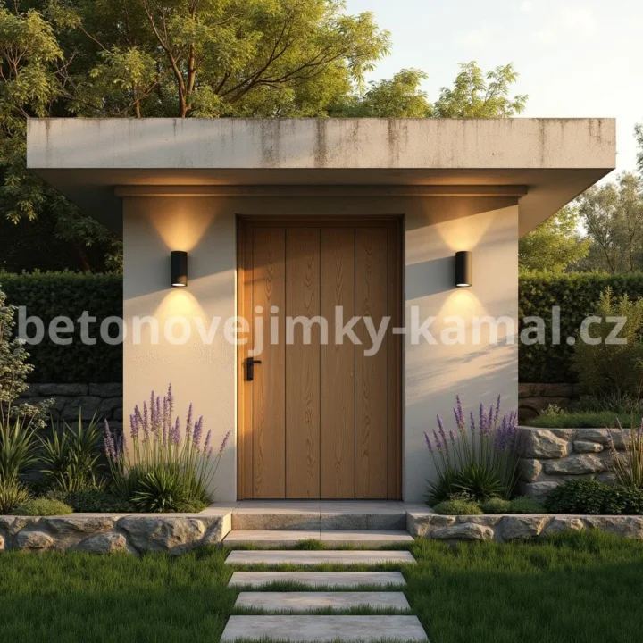 Betonový sklep s plochou střechou a vstupem na kratší straně – (300x240x212cm) - Obrázek 9