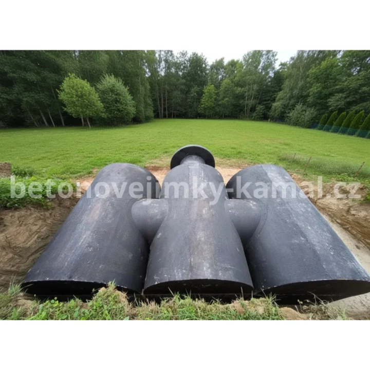Betonovy sklep s půlkulatou kopulí bez předsíňky se vstupem z boční strany - (390x240x250cm) - Obrázek 7