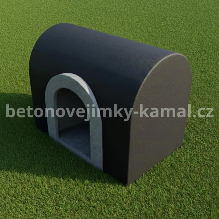 Betonovy sklep s půlkulatou kopulí bez předsíňky se vstupem z boční strany - (390x240x250cm) - Obrázek 2